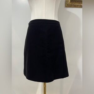 Vintage 90s Black Mini Skirt w/ Slit